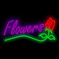 flowers neon signs 200