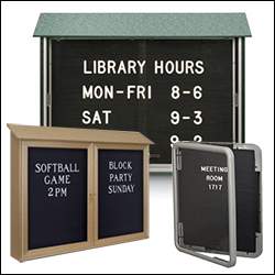 letterboards message centers for retail or govt museum 200