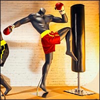 mma boxing display mannequin for studio or stores