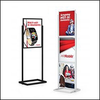 retail poster sign holder stands 200