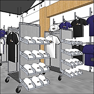 retail store fixture and racks renderings and design gallery 300