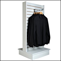 slatwall 2 sided T unit display for retail 201