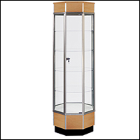 standard tall tower display cases 200