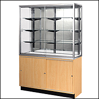 standard wall cases with lower storage options 200