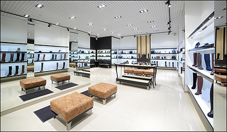 shoe store seating options header