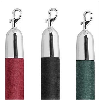 Light-Weight Foam Core Velvet or Vinyl Swag Rope for Stanchion Posts