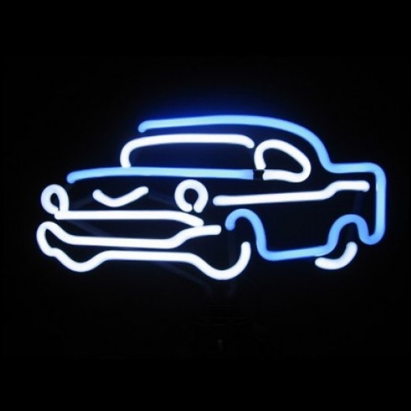 Classic Car Neon Sculpture