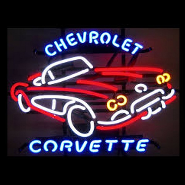 Chevy Corvette Neon Bar Sign
