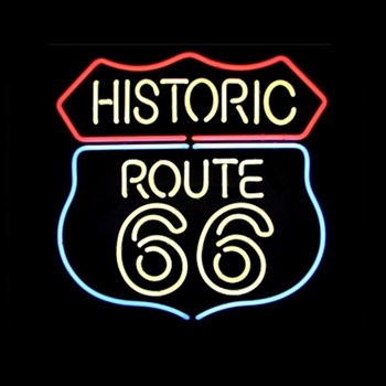 RT 66 Neon Bar Sign