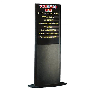 Self Standing 8-Line Electronic Message InfoCenter Sign