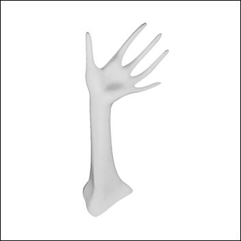 Poly Hand (White)