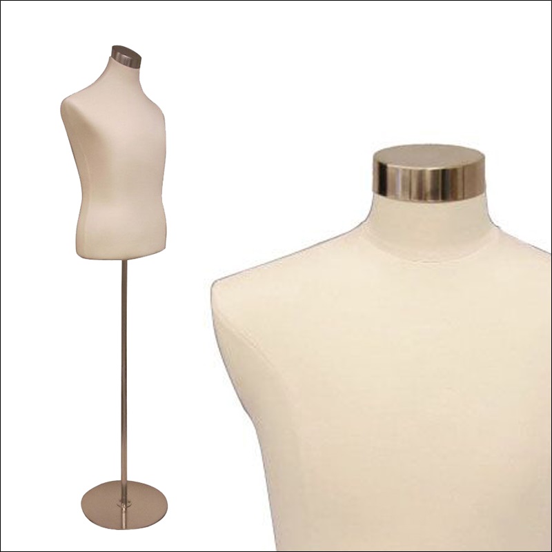 Male Shirt Form - White Leather Cover