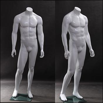 Male Mannequin, Headless, Standing Pose