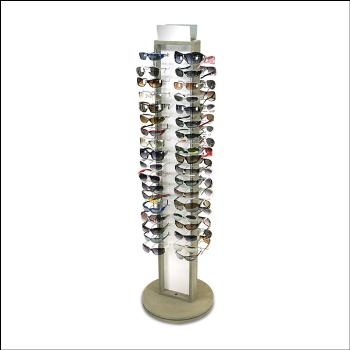 72 Glasses Wood Spinner