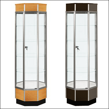 Standard Tall Octagon Tower Cases - Multiple Finish Options