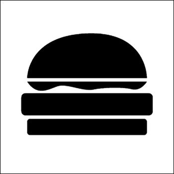 Hamburger Silhouette