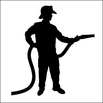 Firefighter Silhouette