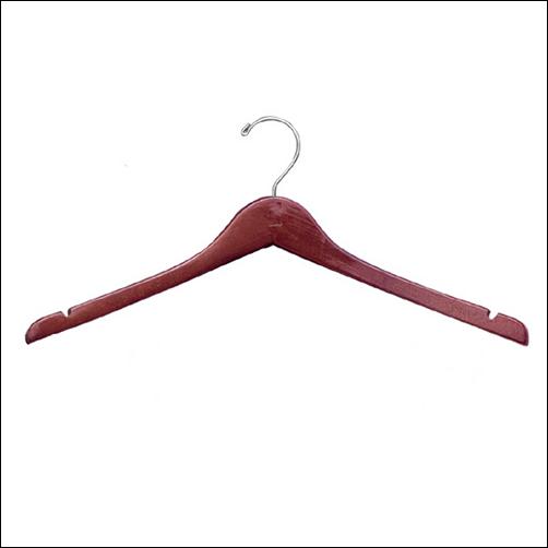 17" Wooden Shirt and Blouse Hanger - Notched (100ct.)