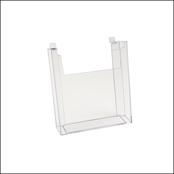 8-1/2"W x 11"H Injection Molded Styrene Literature Holder 