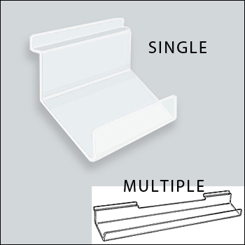 Angled Optical Eyewear Shelves - Single or Multiple