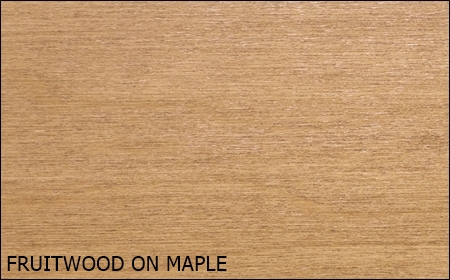 Fruitwood on Maple