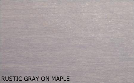 Rustic Grey on Maple