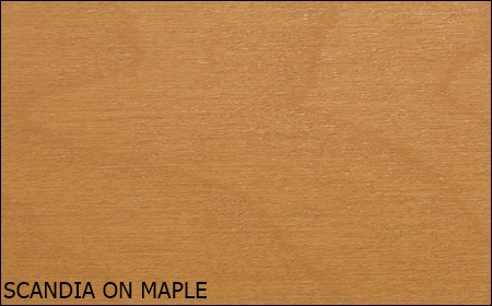 Scandia Teak on Maple