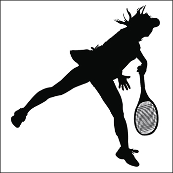 Sports Silhouettes - Tennis