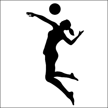 Sports Silhouettes - Volleyball
