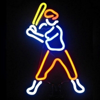 neon sports theme signs baseball 200