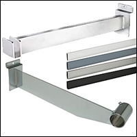 standard slatwall hangbar and brackets 200