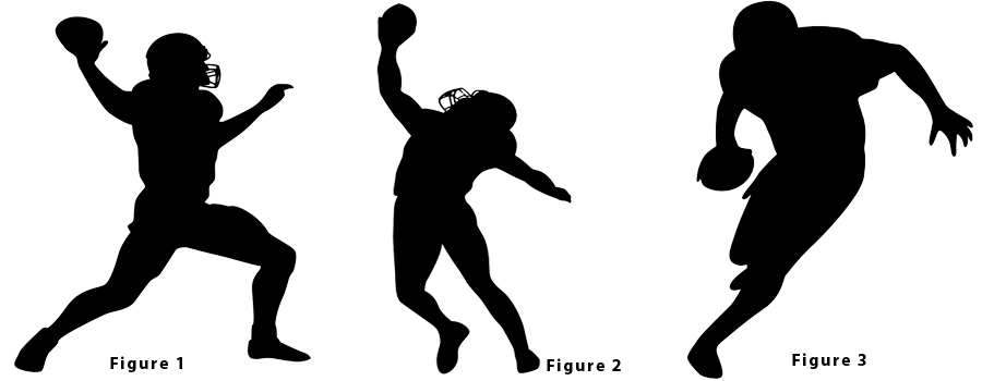 sports silhouette signs football choices