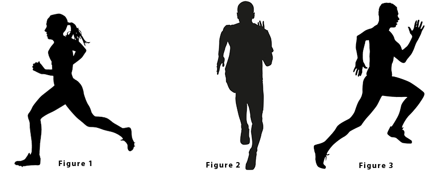 sports silhouette signs runners choices