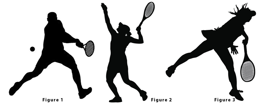sports silhouette signs tennis choices