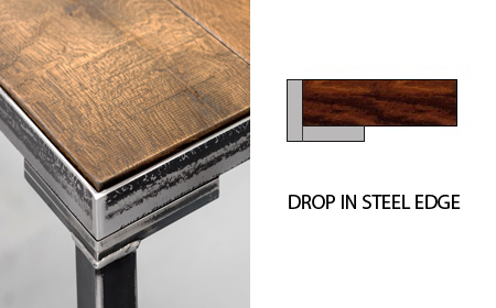 steel edges for wood tables custom fab 01